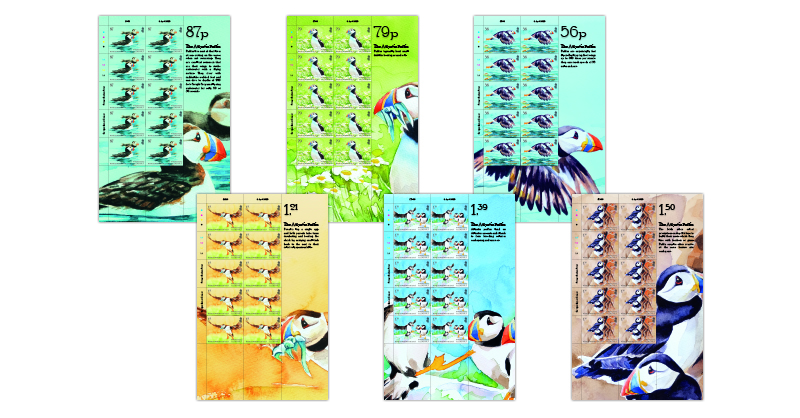 Sheets of 10 